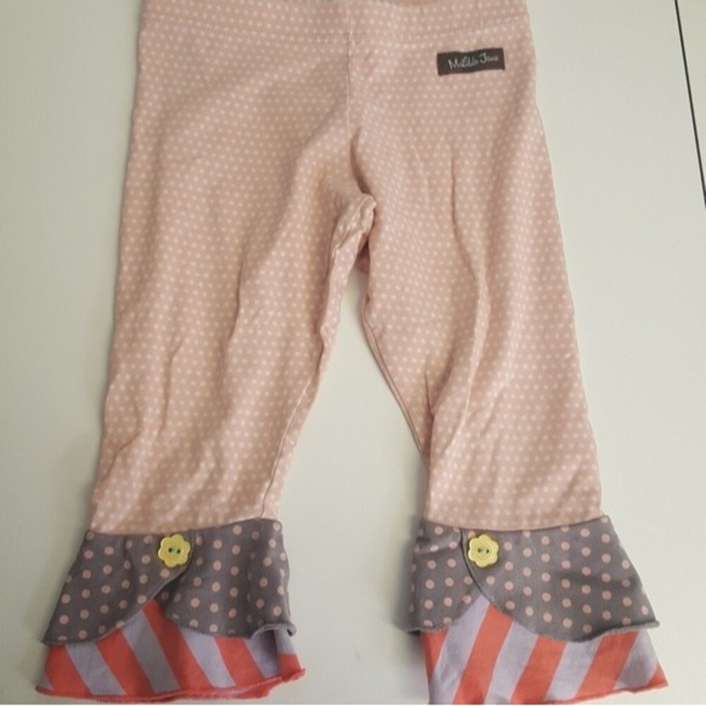 Matilda Jane Alden Scrappy Capris Pants Leggings